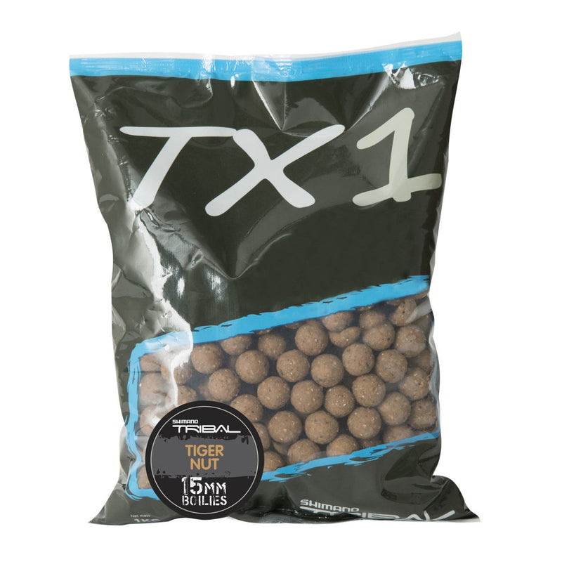 TX1 Tygrí ořech boilies - 1KG - Hnědá