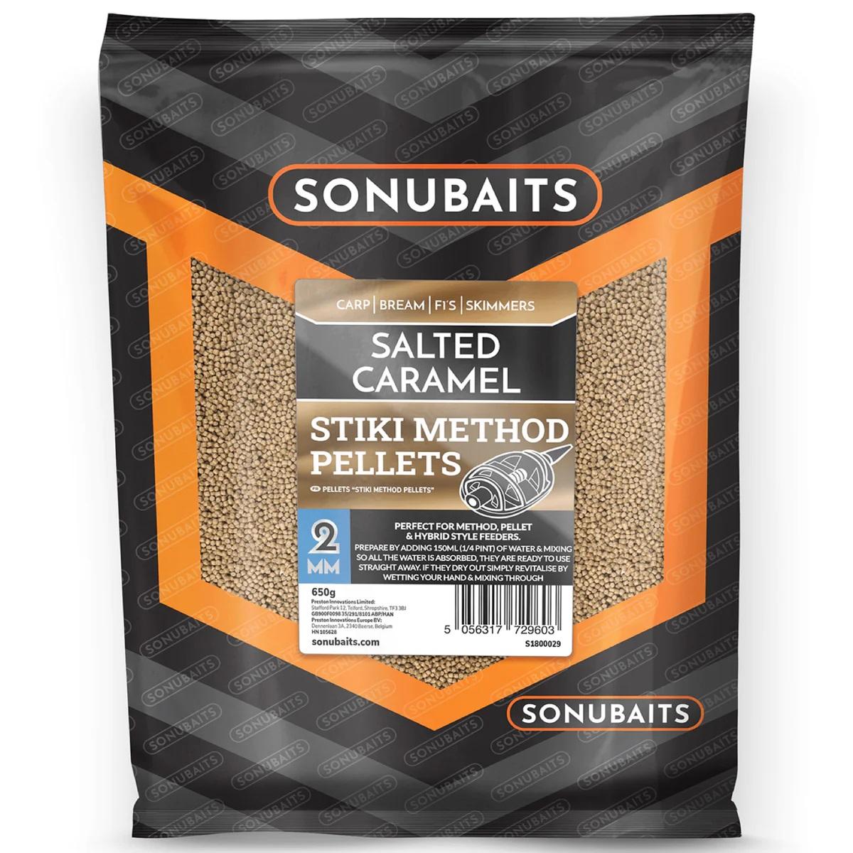 Sonubaits Salted Caramel - Stiki Method Pellets - KarperCentrale