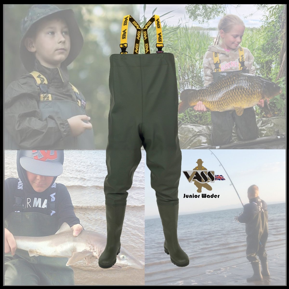 VASS Tex Junior - Chest wader - KarperCentrale